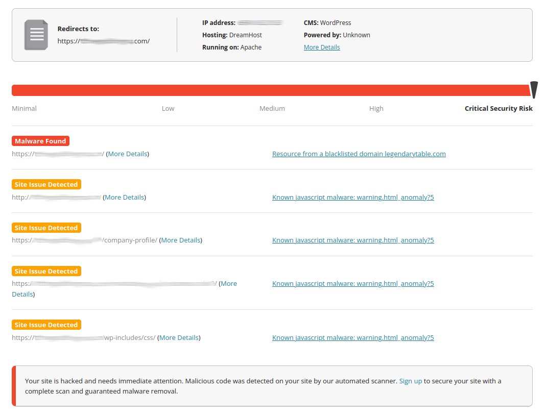 Website Risk Critical