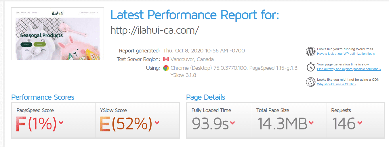 Majorly Slow Website