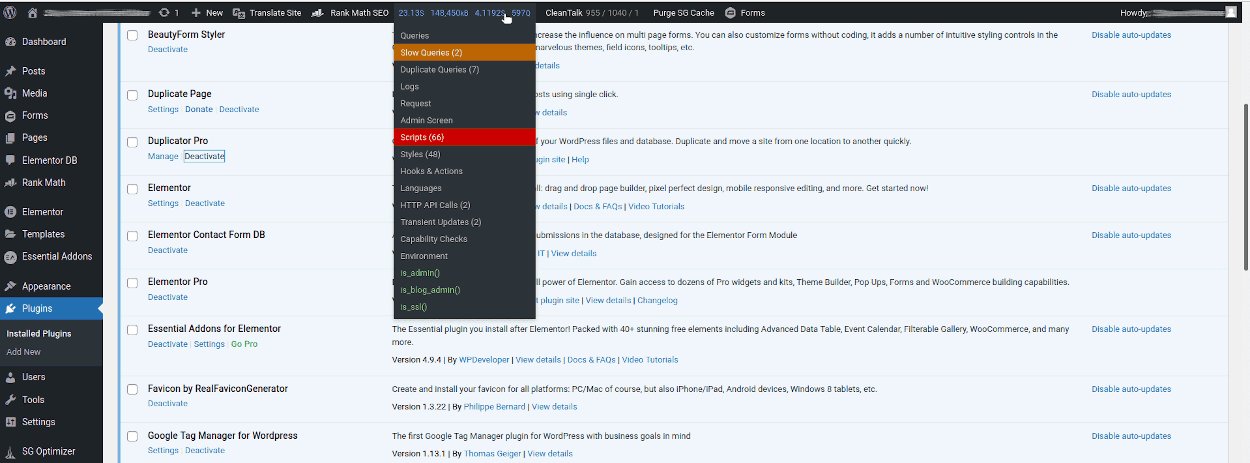 Too Many Scripts Running