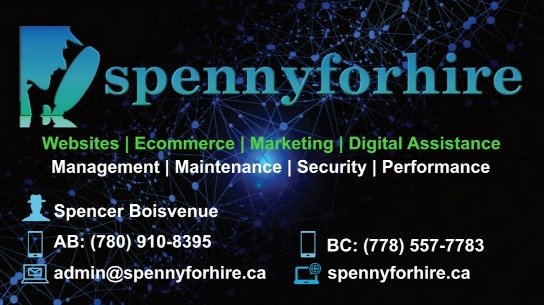 Thank you choosing Spenny For Hire!